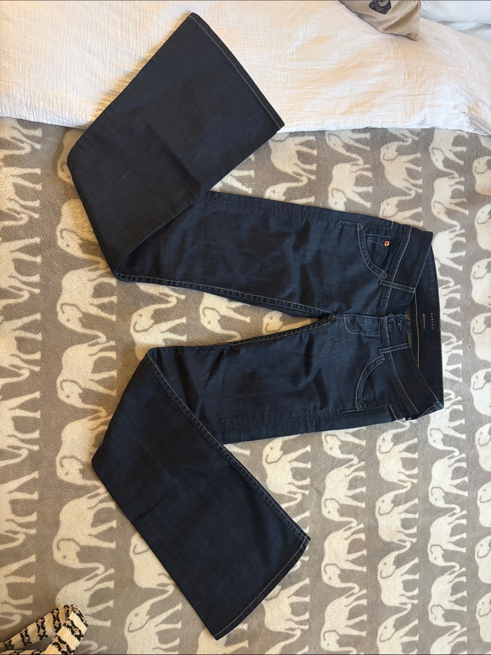 vintage Hudson Jeans Dark Blue Denim